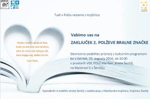 ZAKLJUČEK 2. POLŽEVE BRALNE ZNAČKE